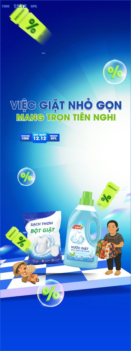 Việc giặt nhỏ gọn mang trọn tiện nghi