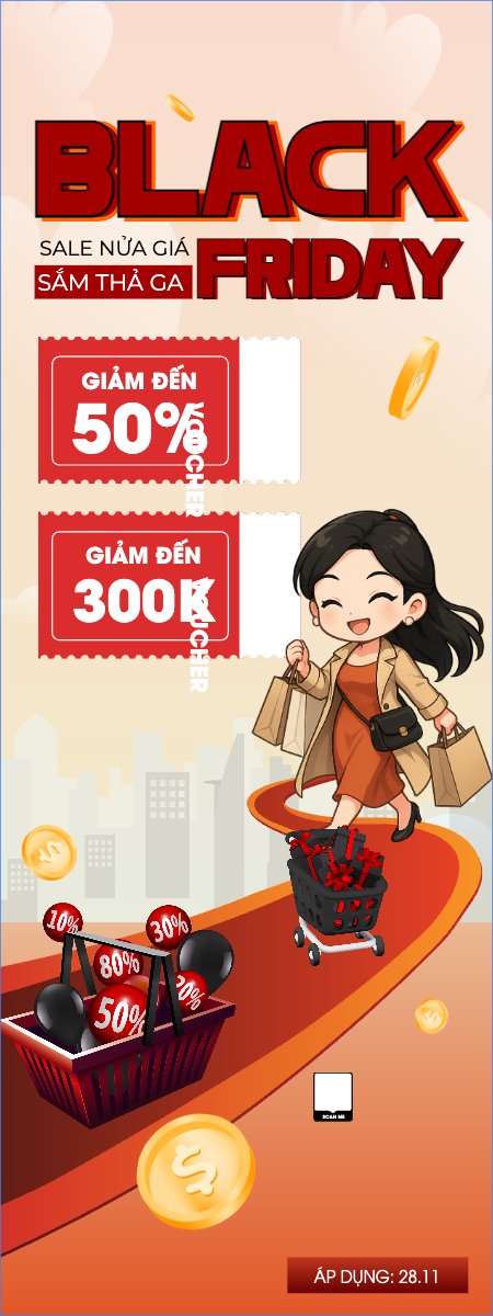 Sale nửa giá sắm thả ga