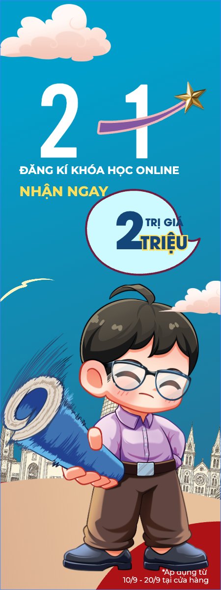 Giảm khóa học online