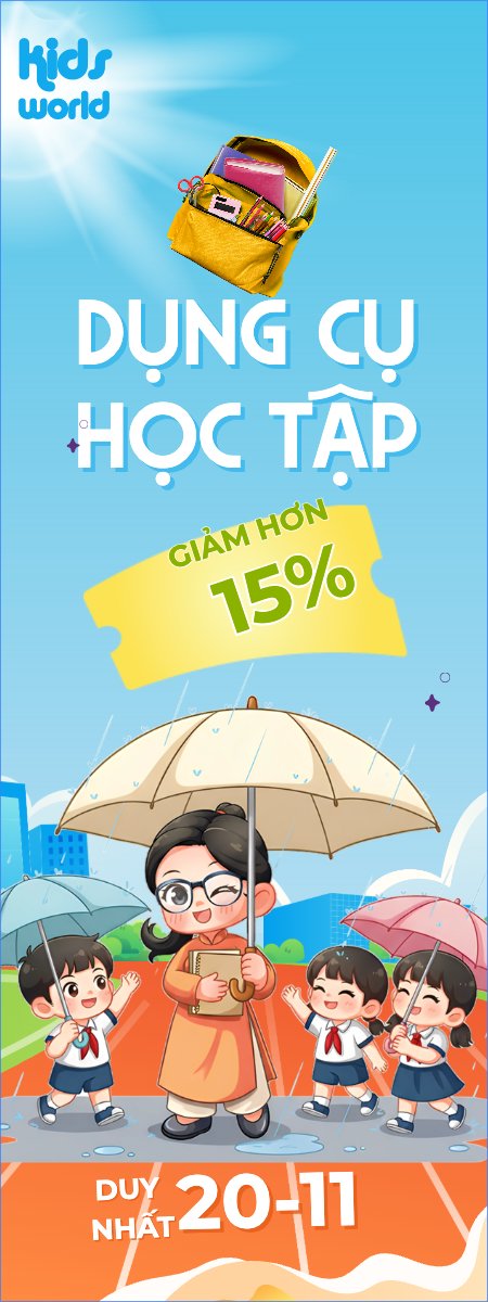 Giảm giá dụng cụ học tập