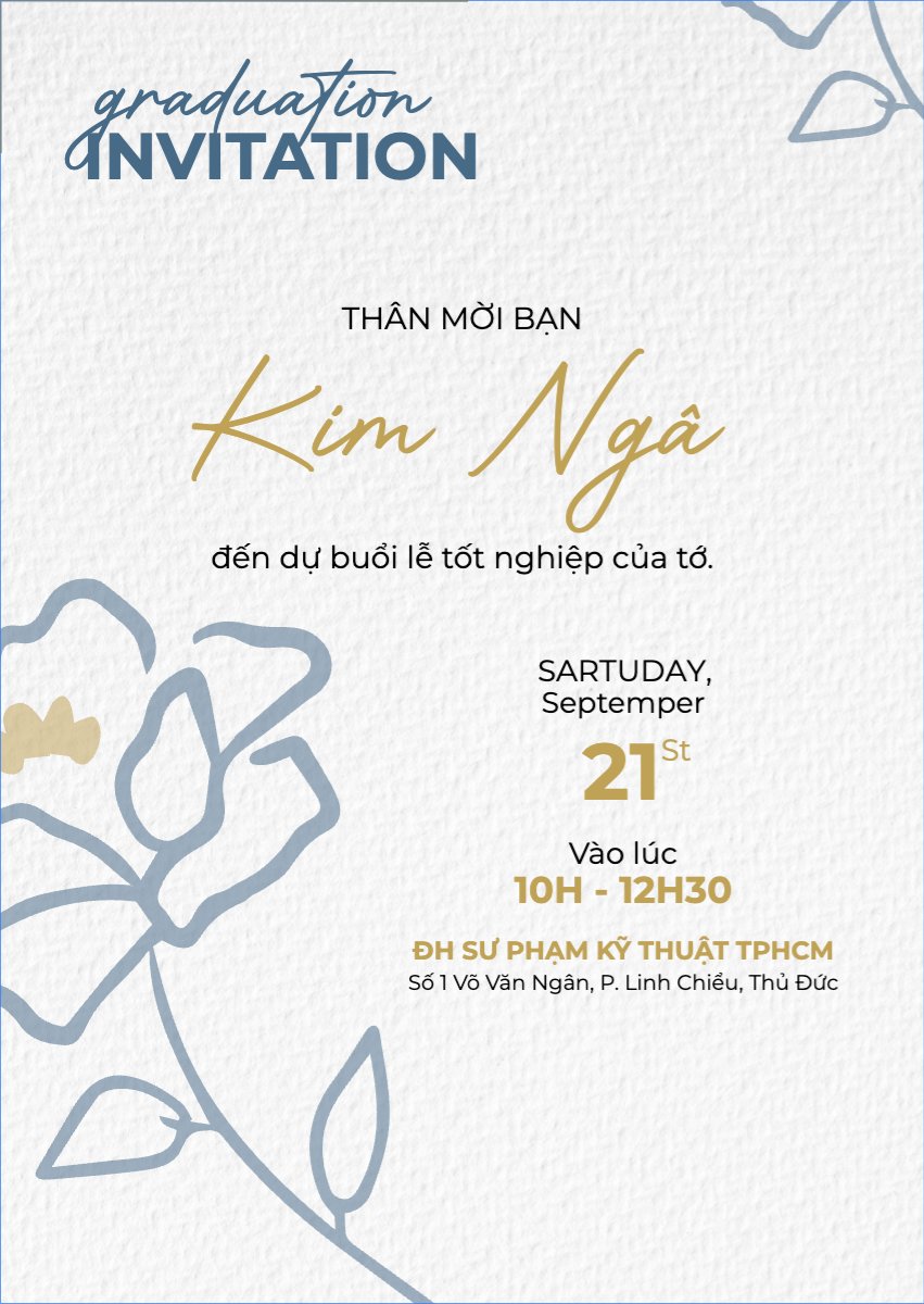 Tốt nghiệp, kỉ yếu, Graduation, yearbook, hoa lá, thiên nhiên, floral, đơn giản