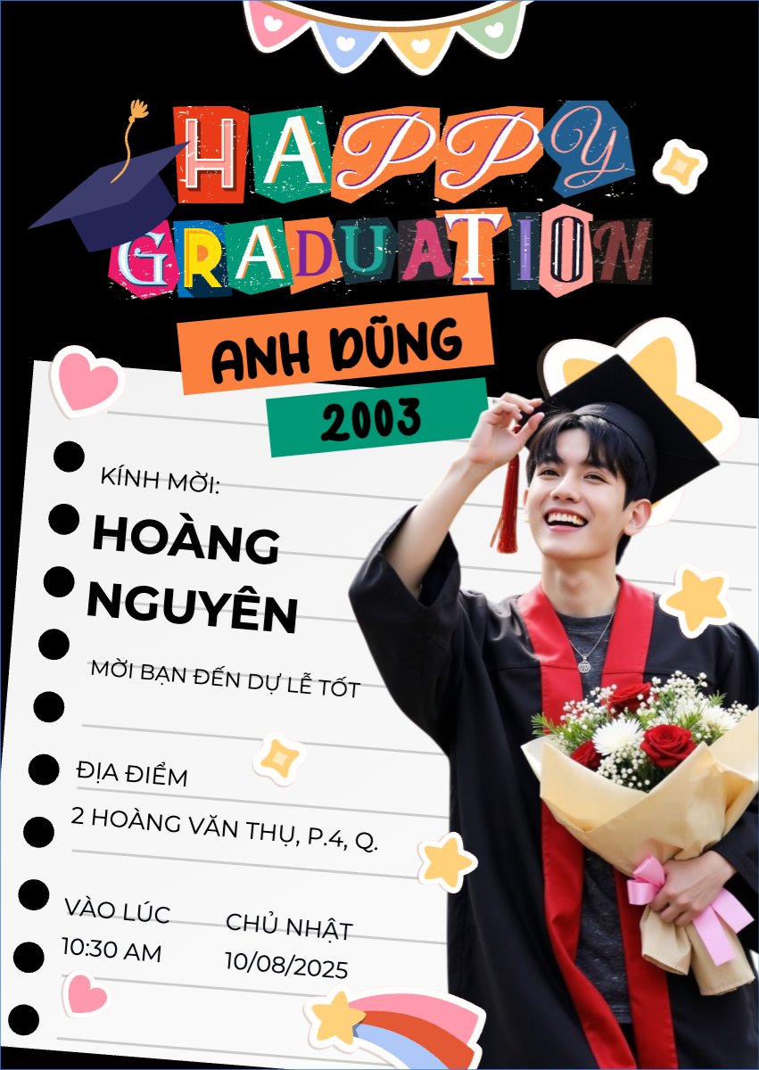 Tốt nghiệp, kỉ yếu, Graduation, yearbook, y2k, dễ thương, cute, chibi, hoạt hình, cartoon