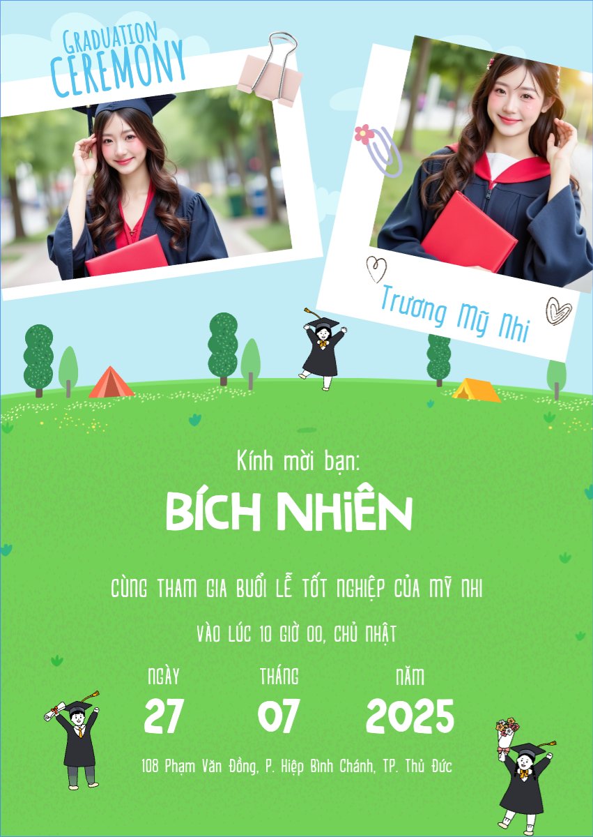 Tốt nghiệp, kỉ yếu, Graduation, yearbook, dễ thương, cute, chibi, hoạt hình, cartoon