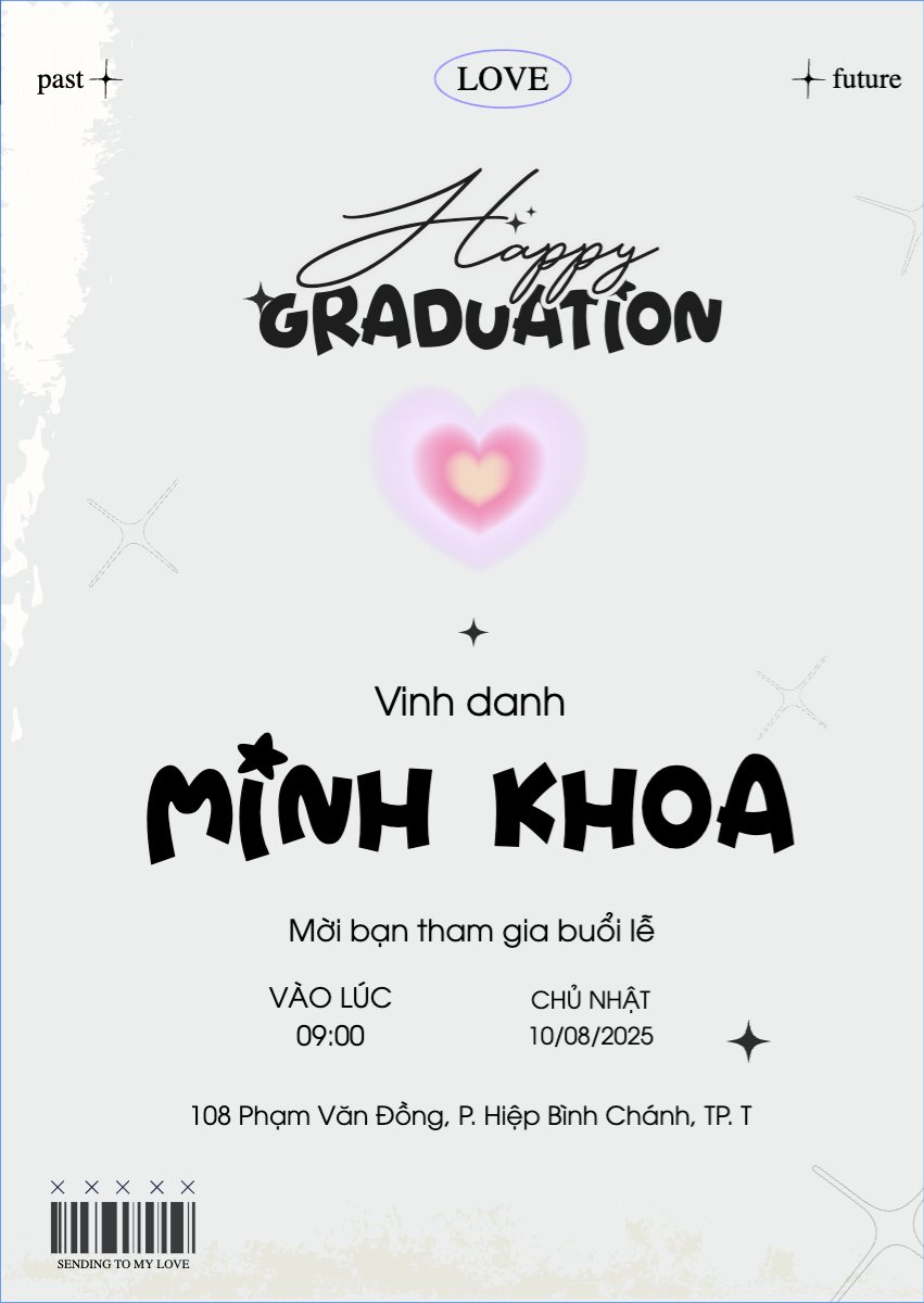 Tốt nghiệp, kỉ yếu, Graduation, yearbook, đơn giản, simple, minimalist, tối giản