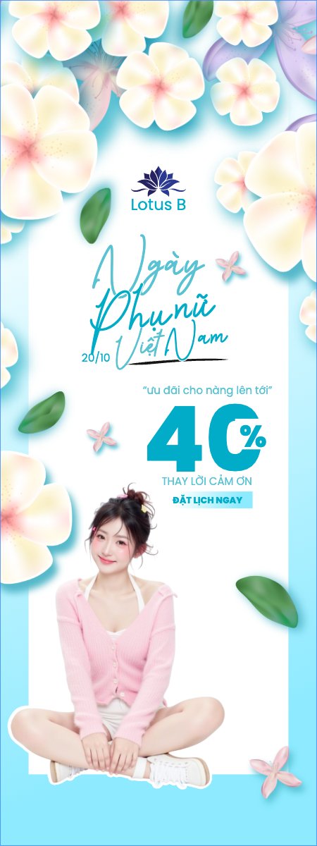 20/10, Ngày phụ nữ Việt Nam, Vietnamese Women's Day, phụ nữ, sự kiện, event, mỹ phẩm, làm đẹp, beauty, hiện đại, modern