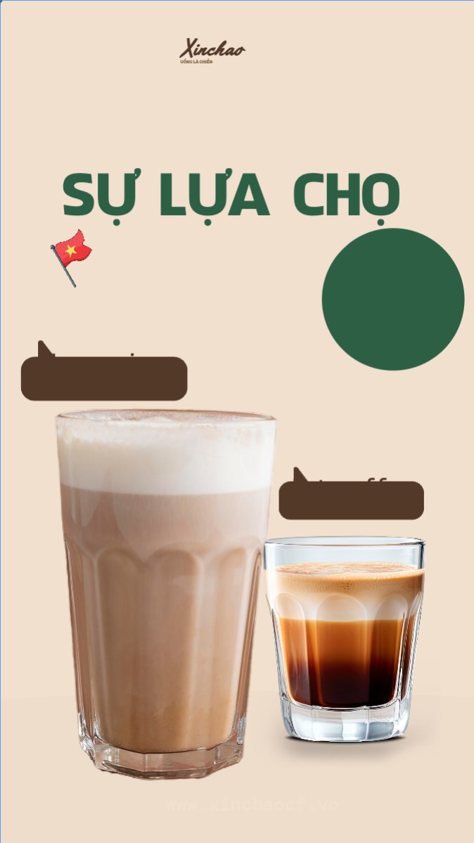 Nước uống, juice, giải khát, F&B, drink, cafe, coffee, cà phê