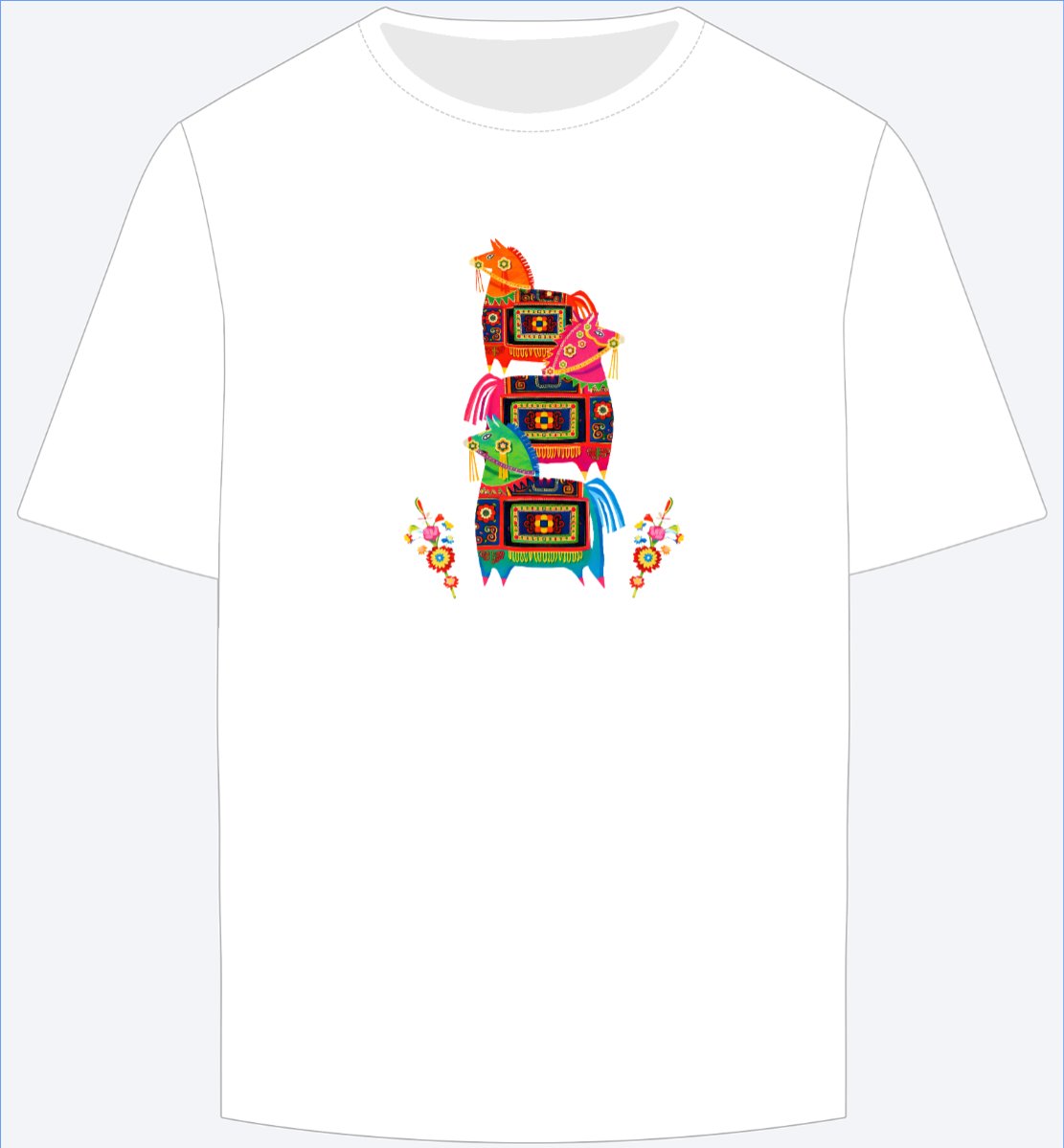 Ngựa Tày mang sắc Thổ cẩm