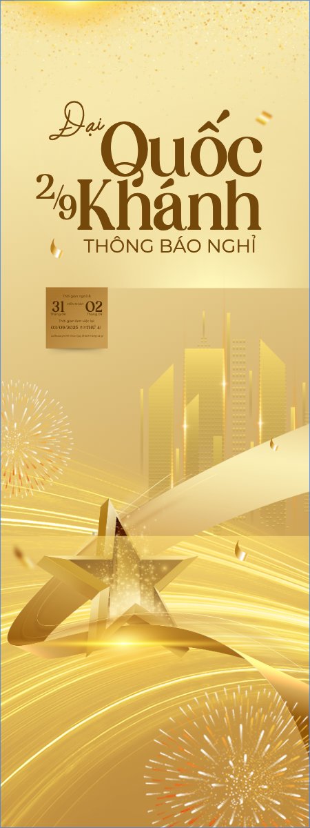 2/9, Quốc Khánh, lễ hội, thông báo, lịch nghỉ, Việt Nam, sự kiện, event, hiện đại, modern