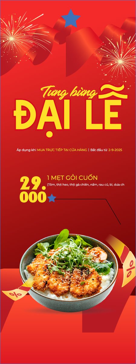 2/9, Quốc Khánh, lễ hội, Việt Nam, đồ ăn, food, thực phẩm, ẩm thực, món ăn, F&B, thức ăn, hiện đại, modern