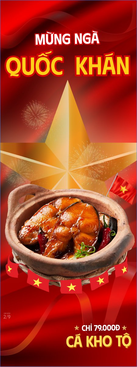 2/9, Quốc Khánh, lễ hội, Việt Nam, đồ ăn, food, thực phẩm, ẩm thực, món ăn, F&B, thức ăn, hiện đại,  modern