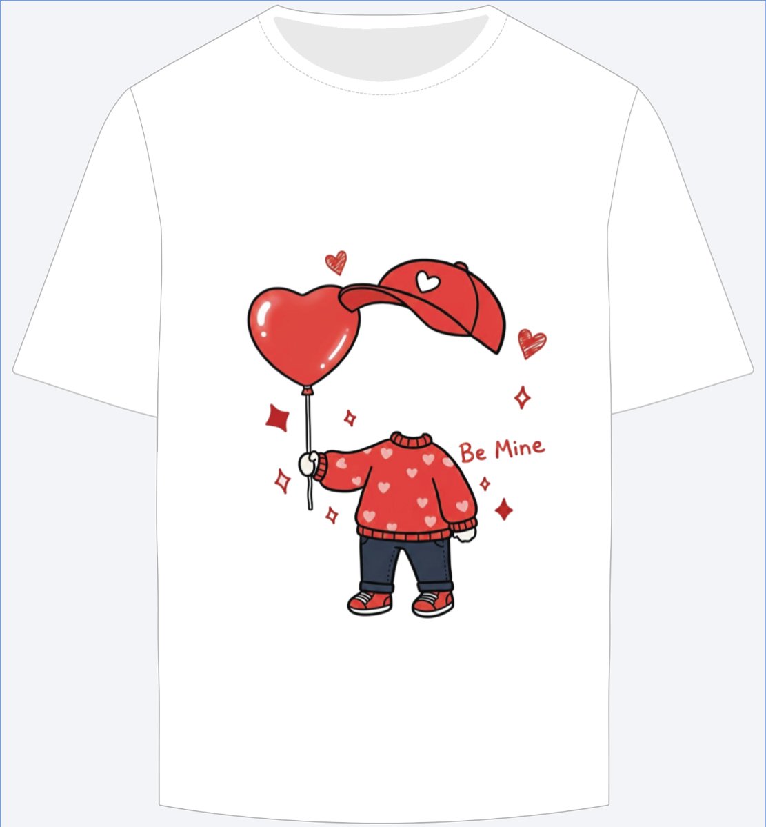 Áo Valentine nam