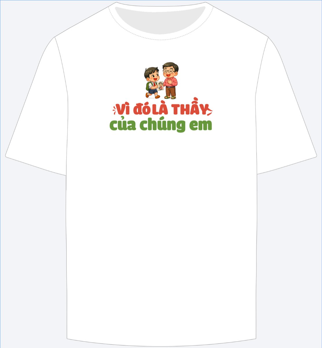 Vì đó là thầy của chúng em