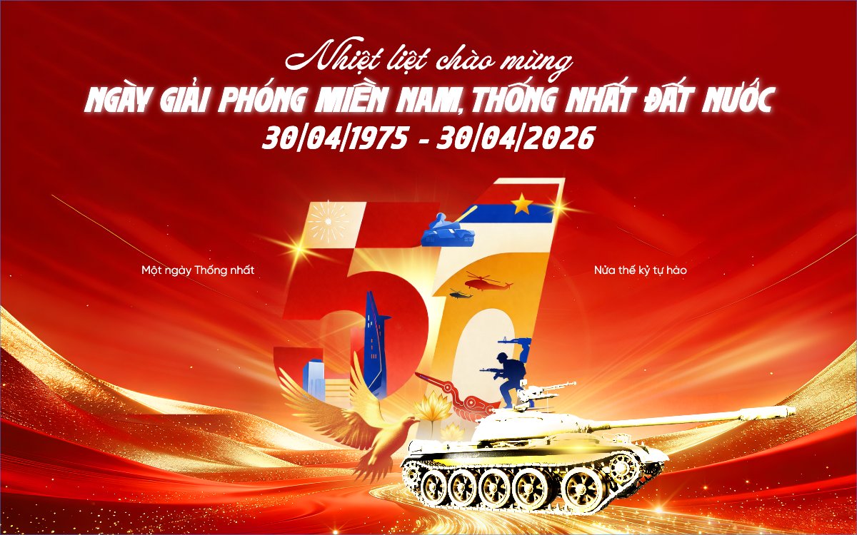 Chào mừng 51 năm giải phóng miền Nam, thống nhất đất nước 30/4