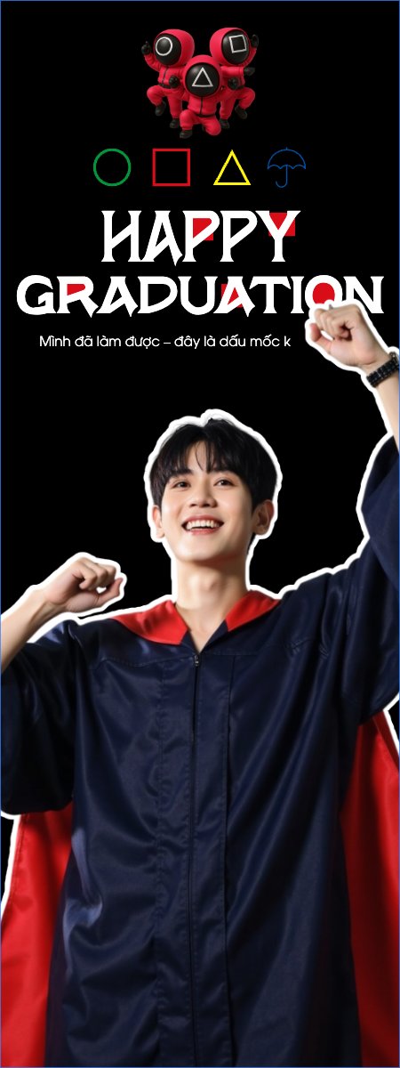 Tốt nghiệp, kỉ yếu, Graduation, yearbook, sự kiện, event, giáo dục, education, squid game