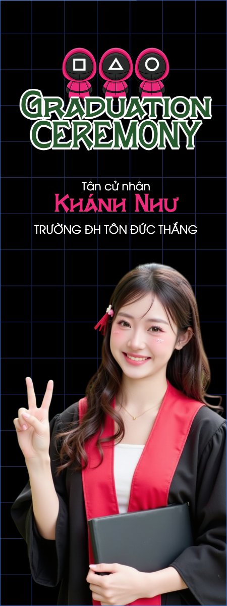 Tốt nghiệp, kỉ yếu, Graduation, yearbook, sự kiện, event, giáo dục, education, squid game