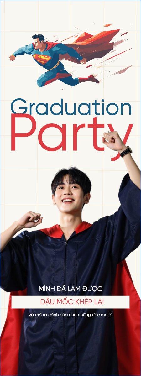 Tốt nghiệp, kỉ yếu, Graduation, yearbook, sự kiện, event, giáo dục, education, superman, hoạt hình