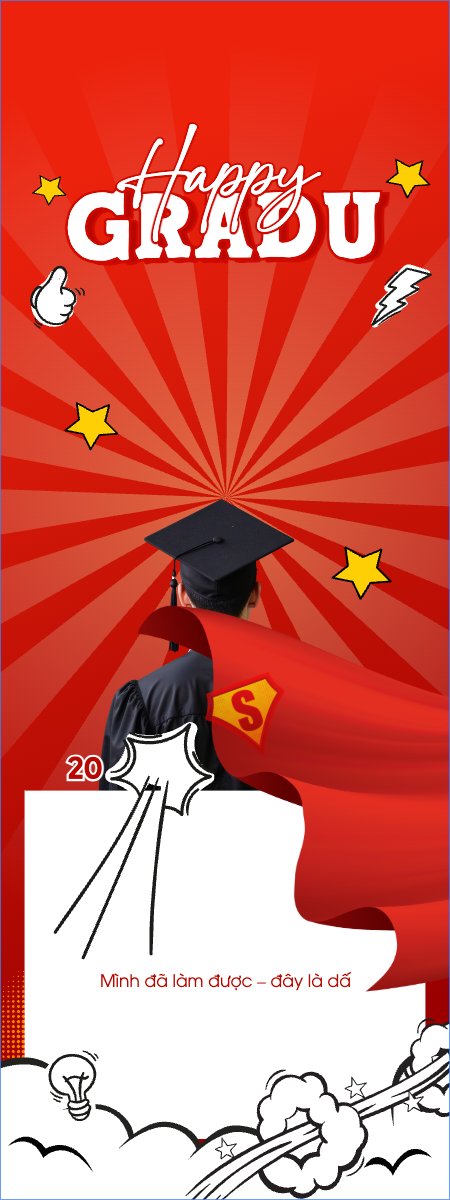 Tốt nghiệp, kỉ yếu, Graduation, yearbook, sự kiện, event, giáo dục, education, superman, hoạt hình
