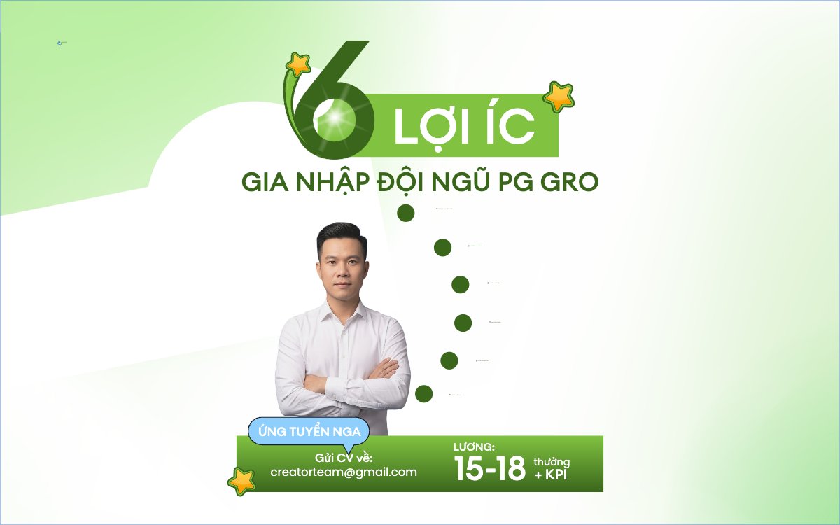 6 lợi ích gia nhập đội ngũ