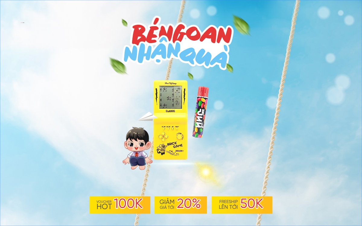 Bé ngoan nhận quà