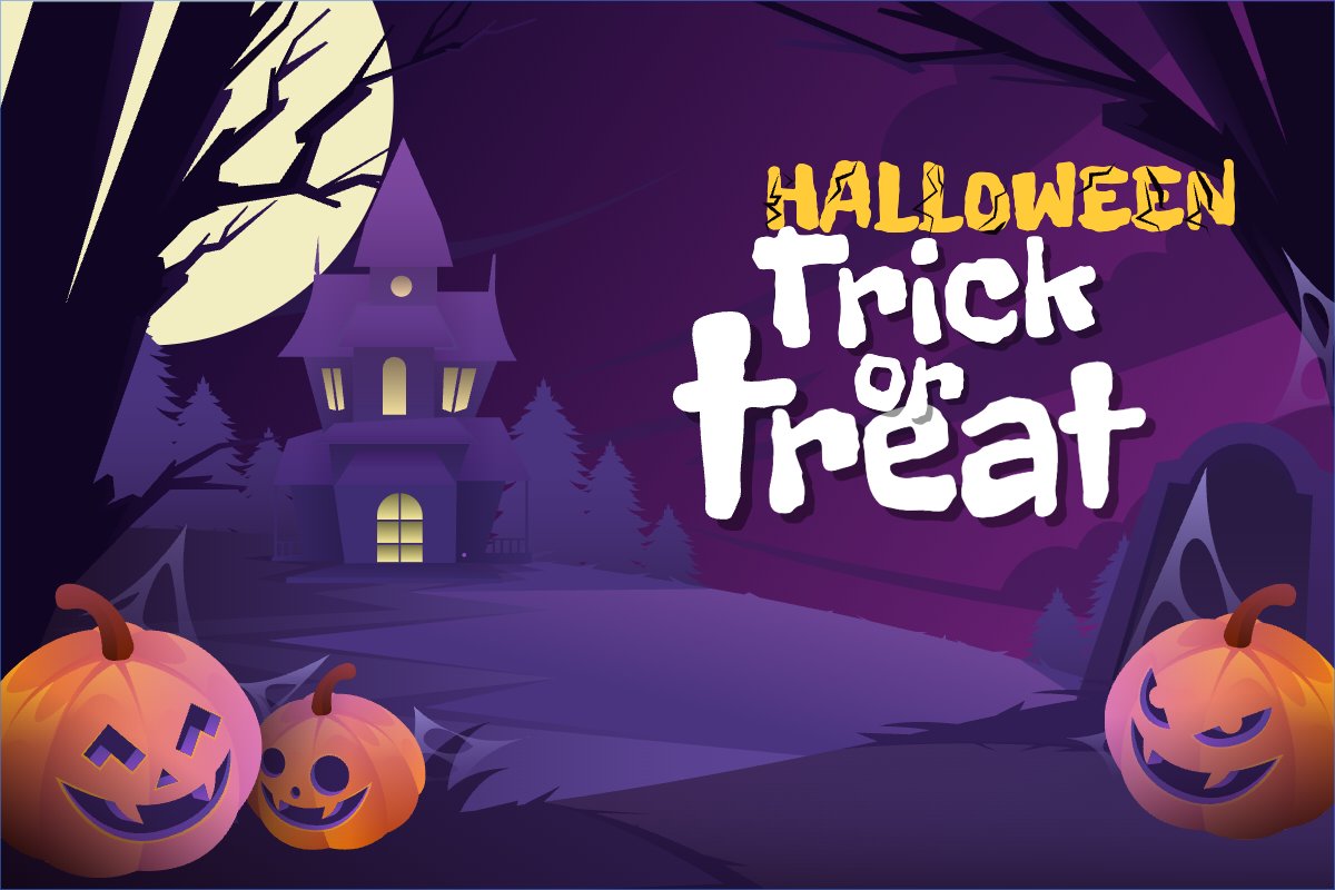 Halloween, lễ hội ma quái, sự kiện, event, dễ thương, cute, chibi, hoạt hình, cartoon
