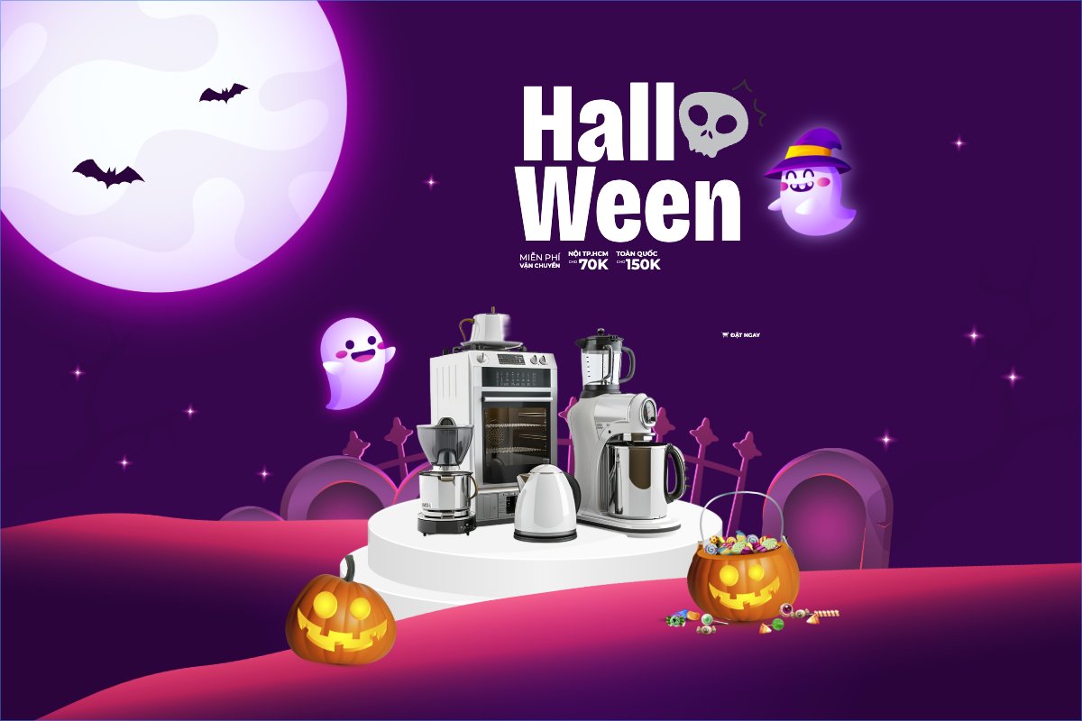 Halloween, lễ hội ma quái, gia dụng, sự kiện, event, dễ thương, cute, chibi, hoạt hình, cartoon