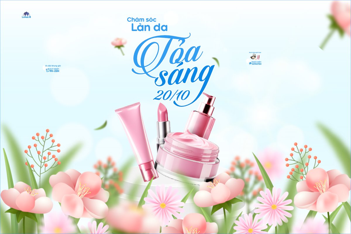 20/10, Ngày phụ nữ Việt Nam, Vietnamese Women's Day, phụ nữ, sự kiện, event, mỹ phẩm, làm đẹp, beauty, hiện đại, modern	