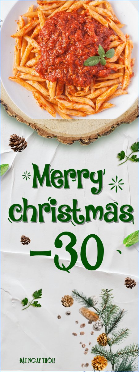 Giáng sinh, Christmas, Noel, 25/12, đồ ăn, food, thực phẩm, ẩm thực, món ăn, F&B, thức ăn