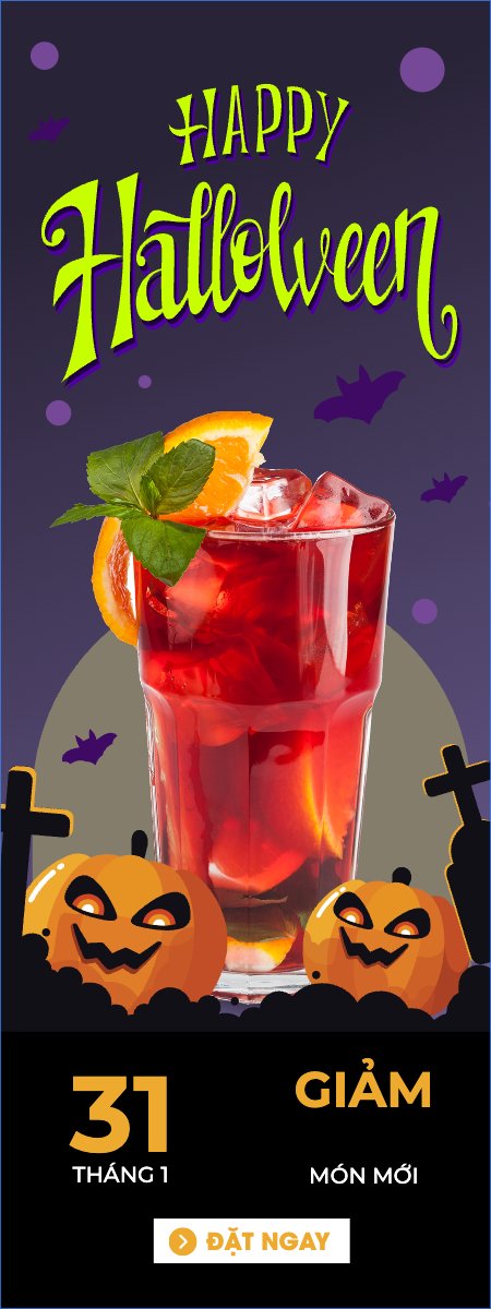 Halloween, Nước uống, juice, giải khát, F&B, drink