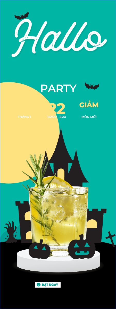 Halloween, nước uống, juice, giải khát, F&B, drink