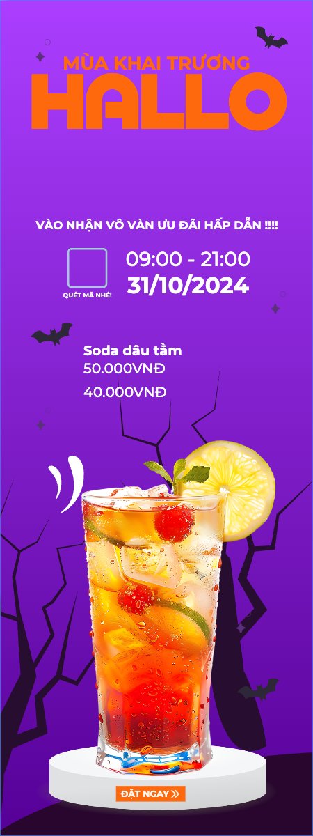 Halloween, nước uống, juice, giải khát, F&B, drink