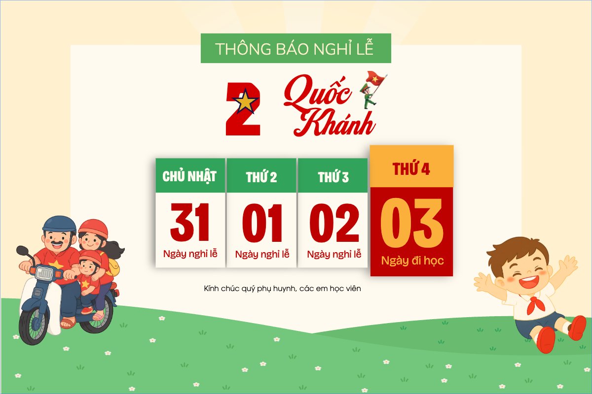 2/9, Quốc Khánh, lễ hội, thông báo, lịch nghỉ, Việt Nam, sự kiện, dễ thương, cute, chibi, hoạt hình, cartoon