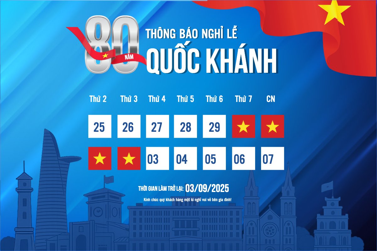 2/9, Quốc Khánh, lễ hội, thông báo, lịch nghỉ, Việt Nam, sự kiện, event, hiện đại, modern