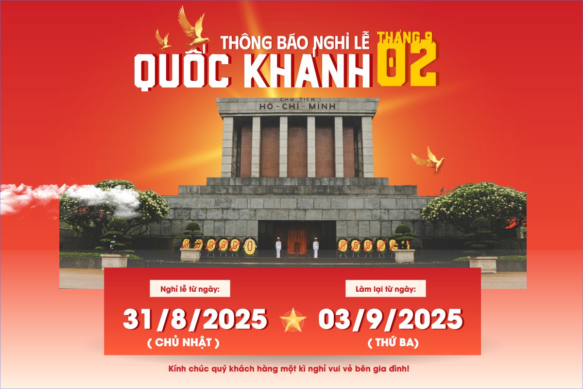 2/9, Quốc Khánh, lễ hội, thông báo, lịch nghỉ, Việt Nam, sự kiện, event, hiện đại, modern