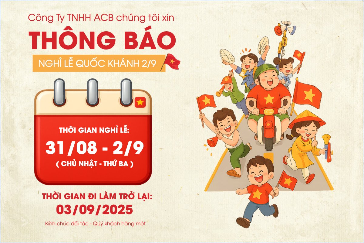	2/9, Quốc Khánh, lễ hội, thông báo, lịch nghỉ, Việt Nam, sự kiện, dễ thương, cute, chibi, hoạt hình, cartoon