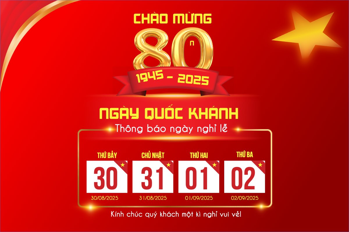 2/9, Quốc Khánh, lễ hội, thông báo, lịch nghỉ, Việt Nam, sự kiện, event, hiện đại, modern