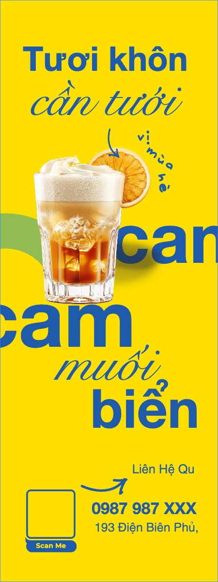 Nước uống, juice, giải khát, F&B, drink, cà phê, trà sữa