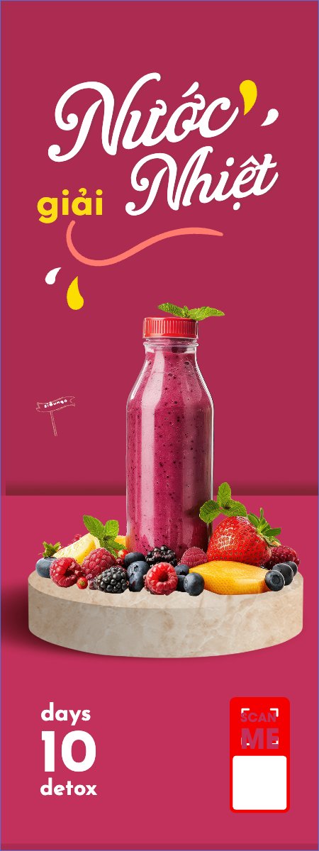 Nước uống, juice, giải khát, F&B, drink, fruit, sinh tố, juice
