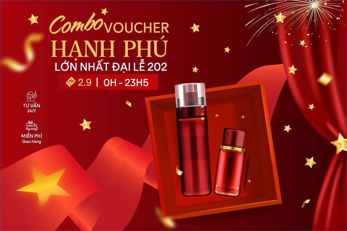 2/9, Quốc Khánh, lễ hội, Việt Nam, làm đẹp, spa, beauty, thẩm mỹ, skincare, hiện đại, modern