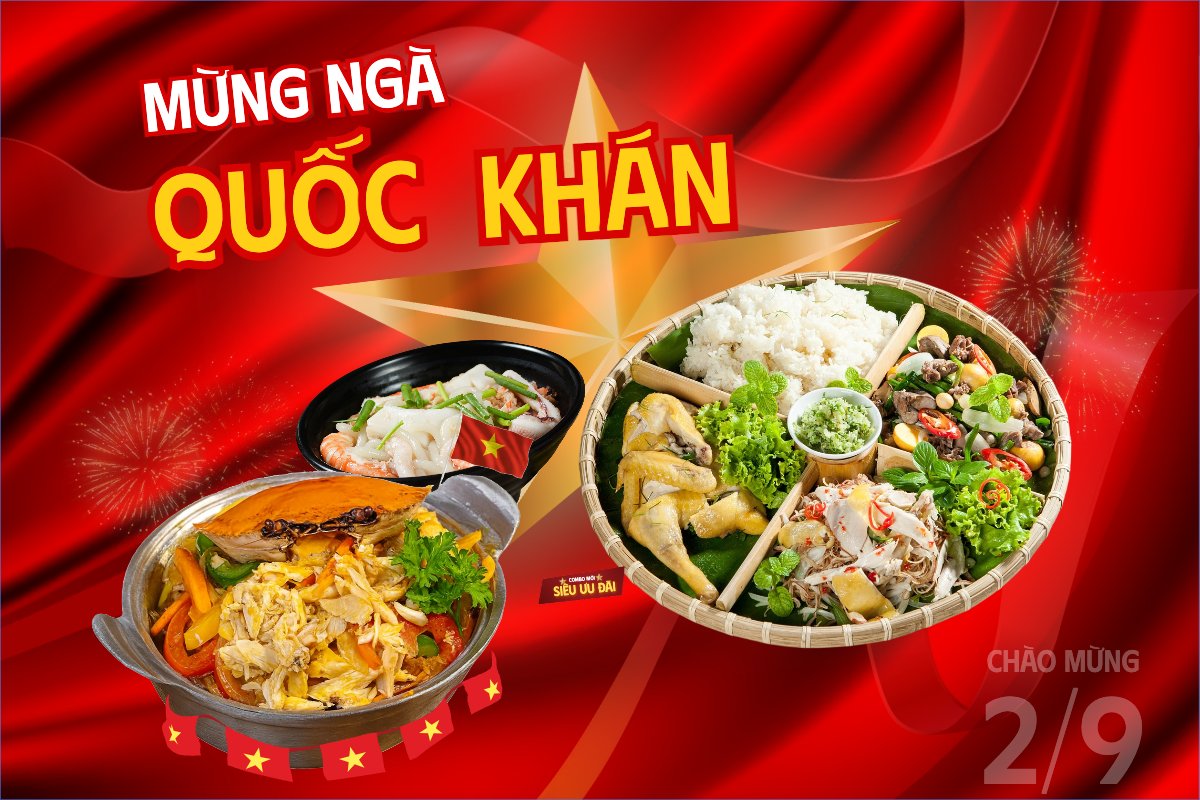 2/9, Quốc Khánh, lễ hội, Việt Nam, đồ ăn, food, thực phẩm, ẩm thực, món ăn, F&B, thức ăn, hiện đại, modern
