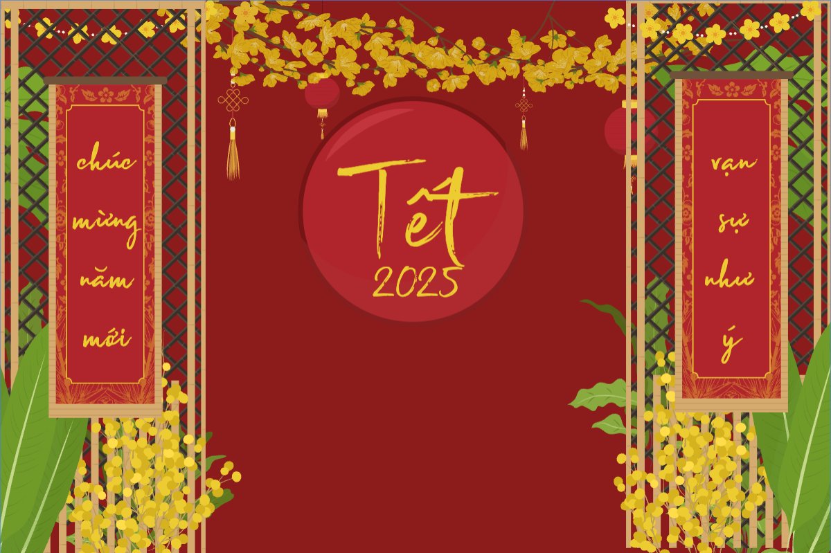 Tết, Xuân, Ất tỵ, năm 2025, 2025,backdrop, sự kiện, event