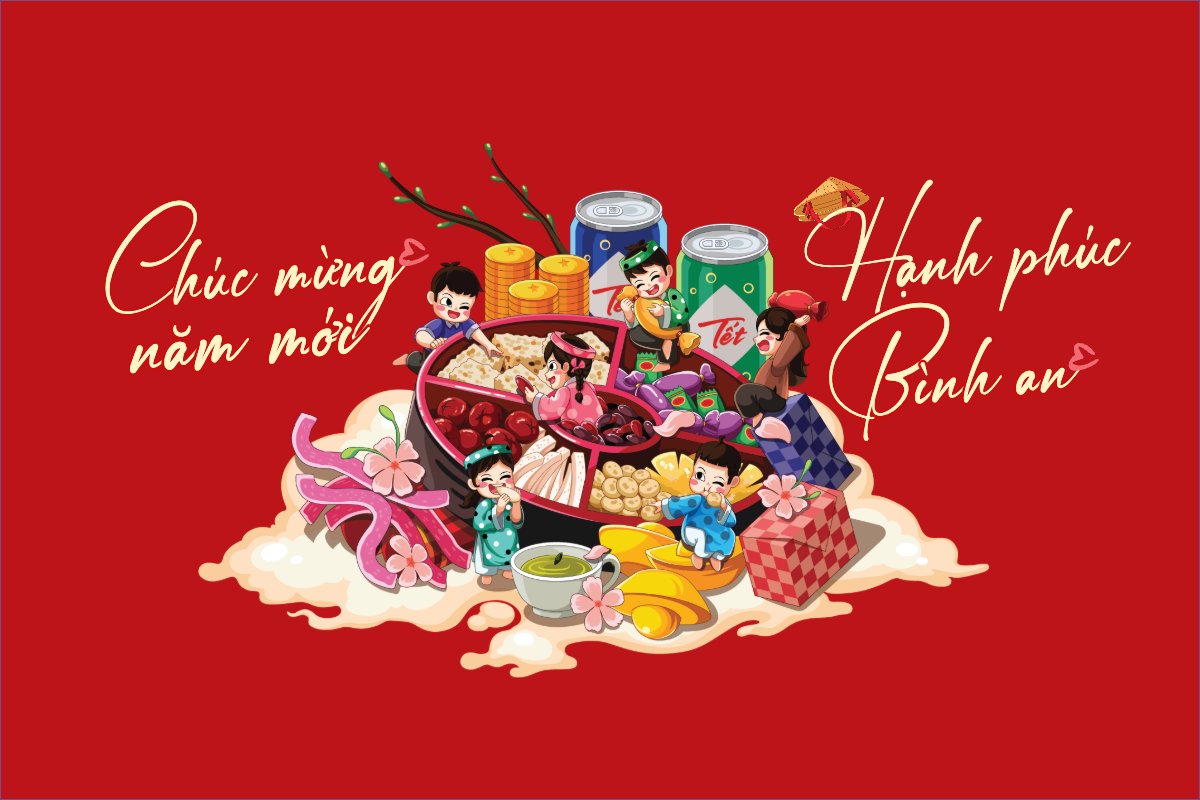 Dân gian, tết, truyền thống, folk, traditions, dễ thương, cute, chibi, hoạt hình, cartoon
