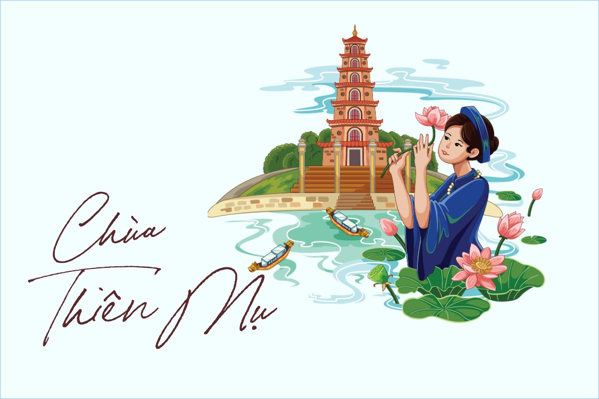 Chùa Thiên Mụ, pagoda, hoa lá, thiên nhiên, floral