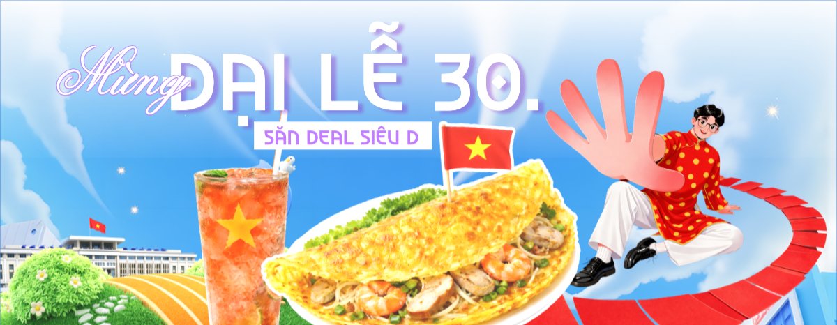 Mừng đại lễ 30/4 săn deal siêu dễ