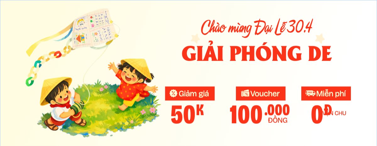 Chào mừng Đại Lễ 30/4 giải phóng Deal Hot