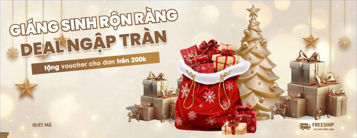 Giáng sinh rộn ràng deal ngập tràn