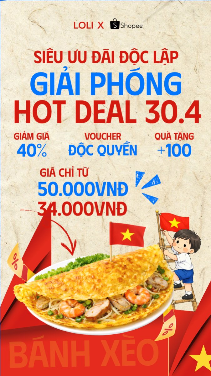 Siêu ưu đãi mùa Độc Lập giải phóng Hot Deal 30/4