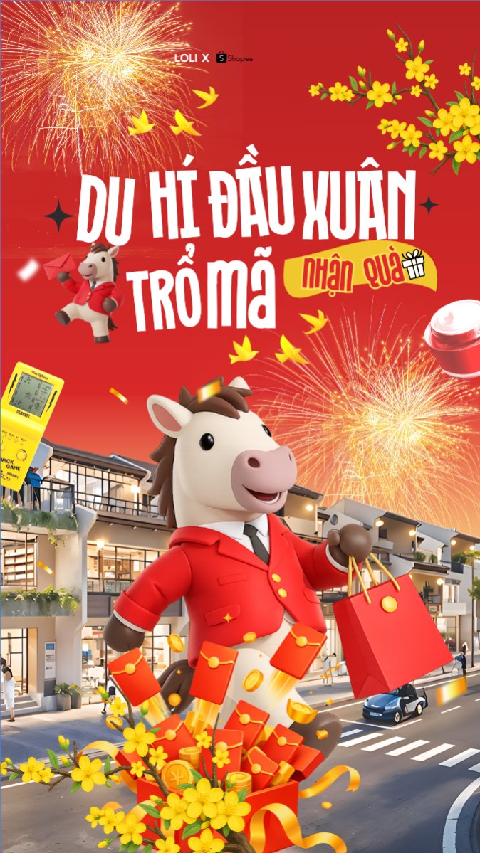 Du hí đầu xuân nhận quà trổ mã