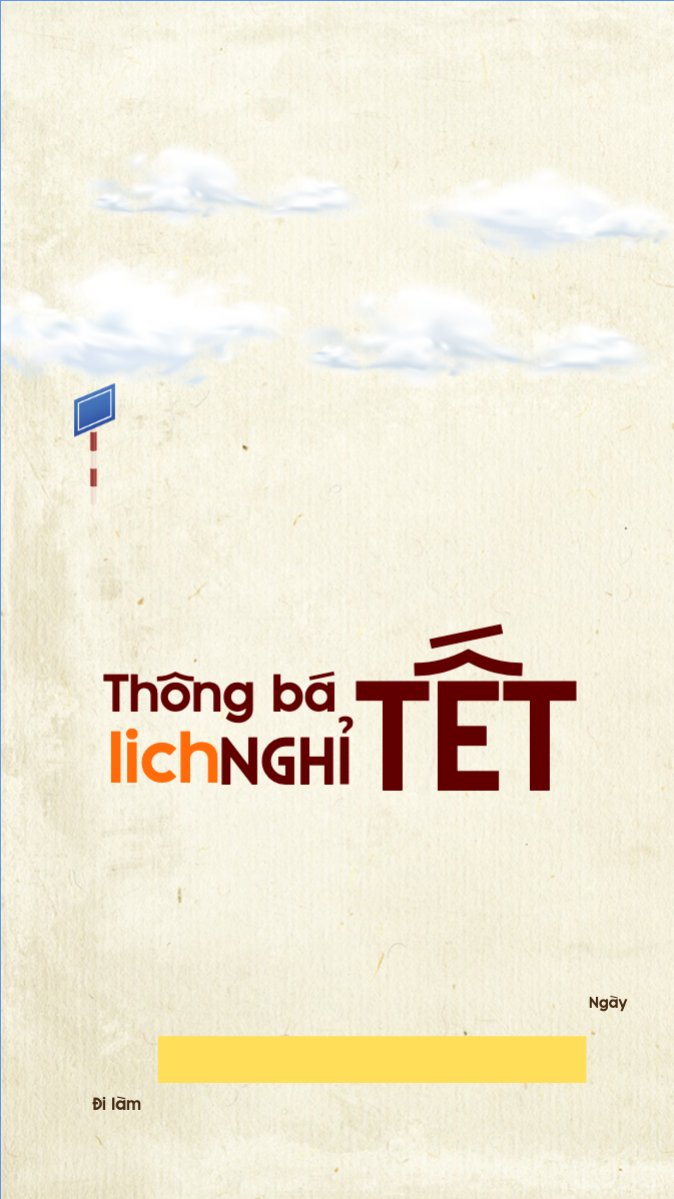Thông báo nghỉ tết Nguyên Đán