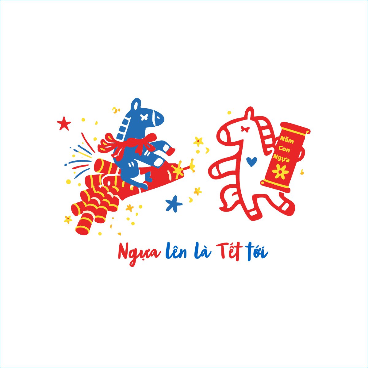 Ngựa lên là Tết tới
