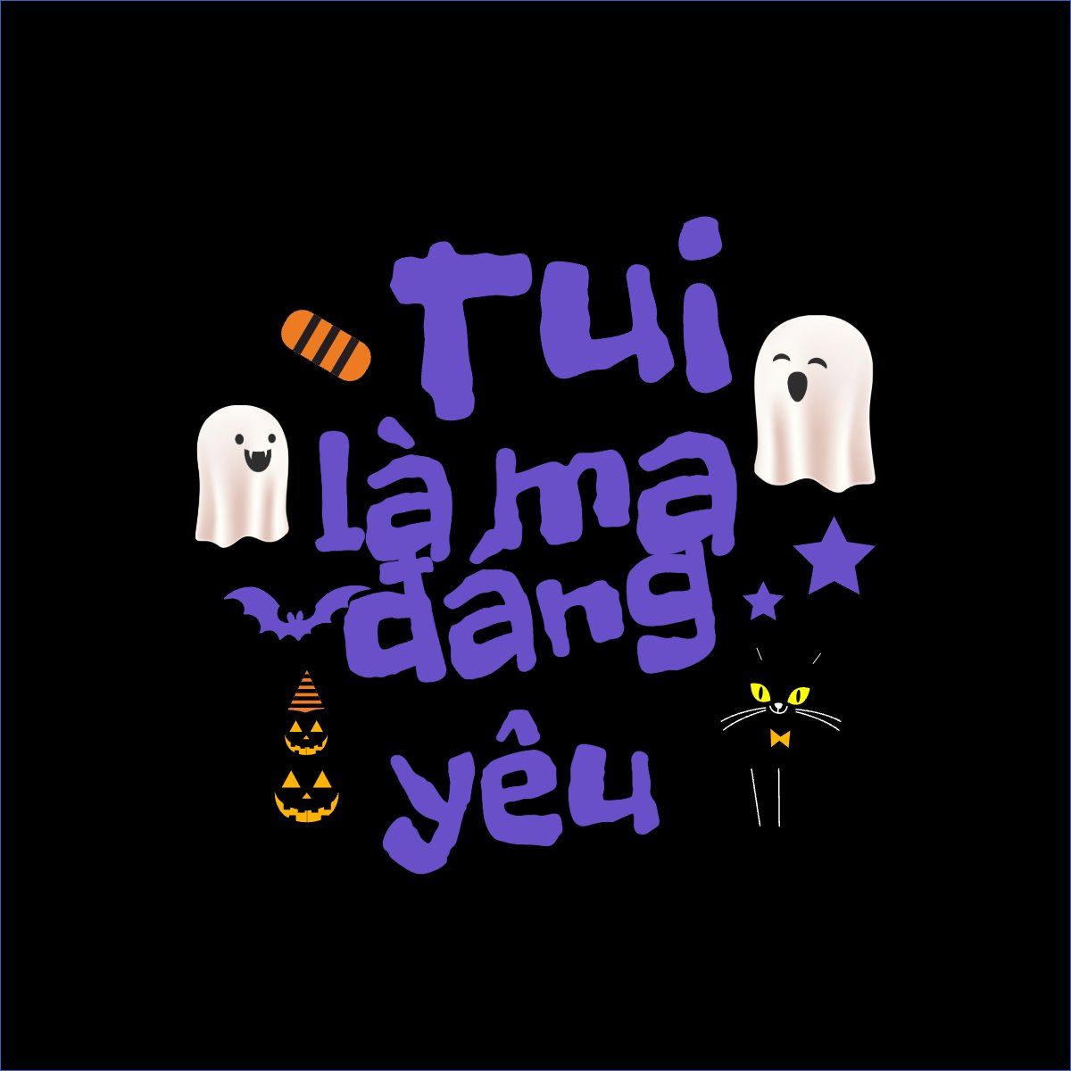 Halloween, lễ hội ma quái, sự kiện, event, dễ thương, cute, chibi, hoạt hình, cartoon